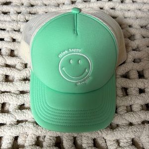 Green Smiley Hat